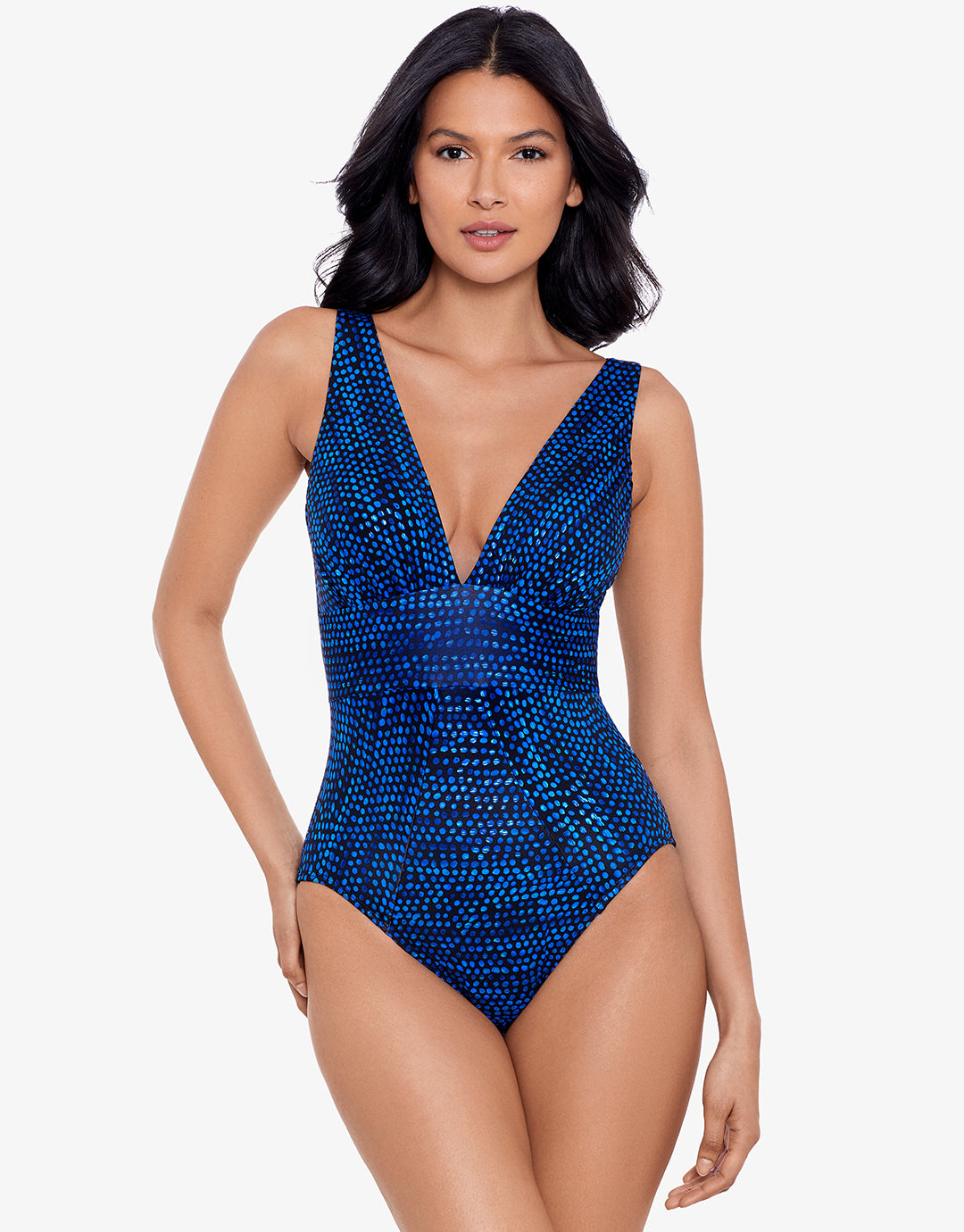 Dot Com Odyssey Swimsuit - Blue - Simply Beach UK