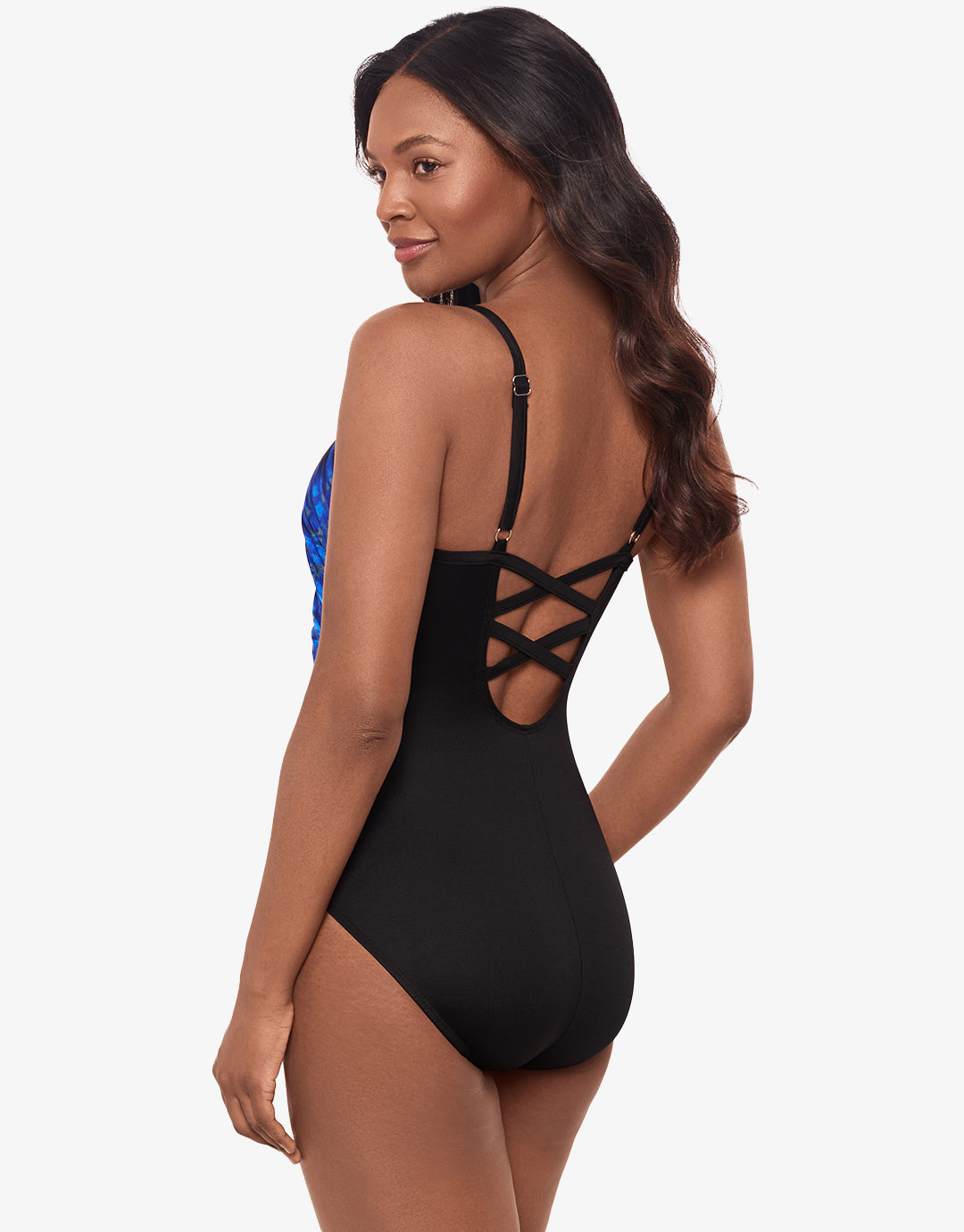 Paka Mayan Temptation Swimsuit - Blue/Black - Simply Beach UK