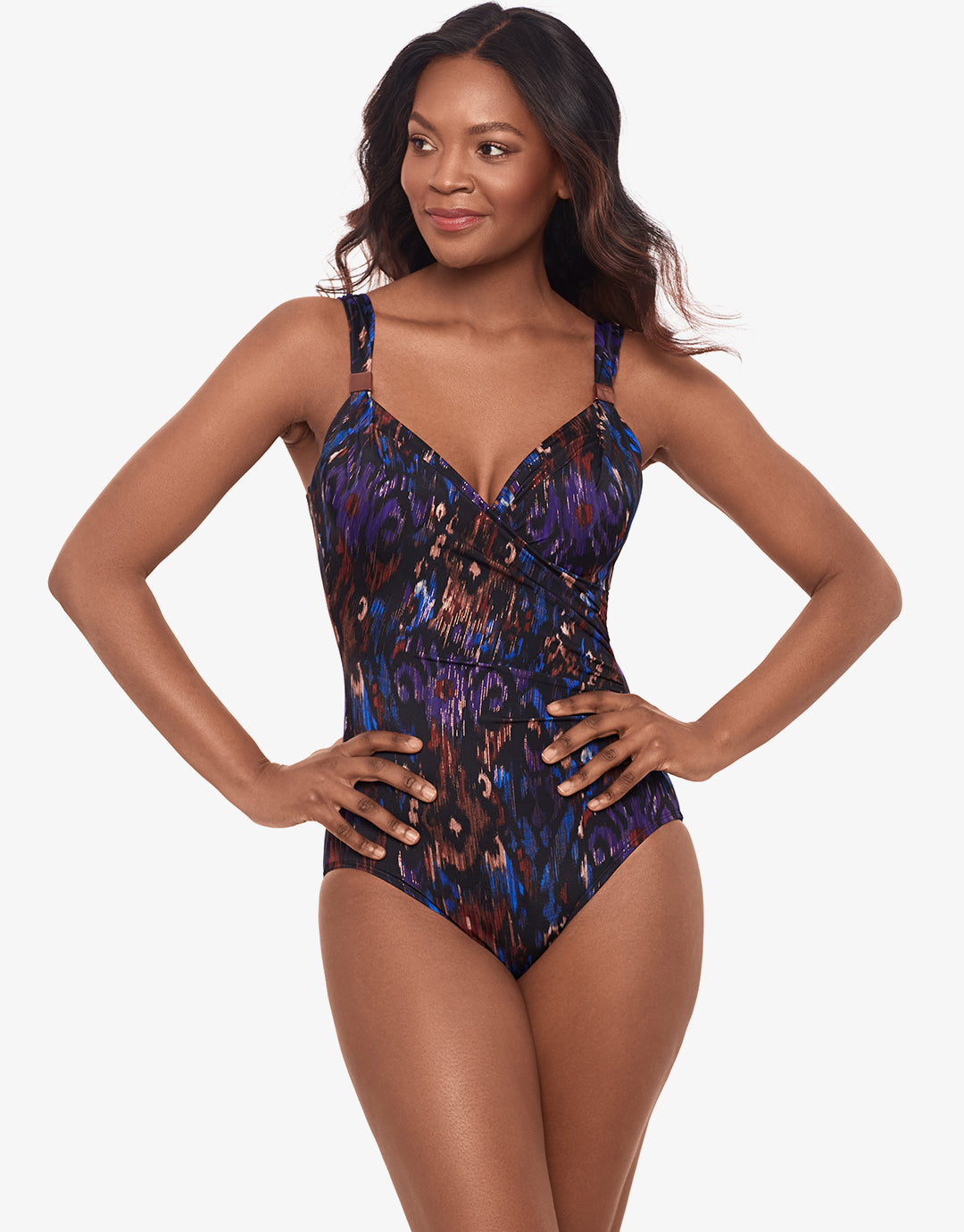 Tapiz Siren Swimsuit - Black Multi - Simply Beach UK