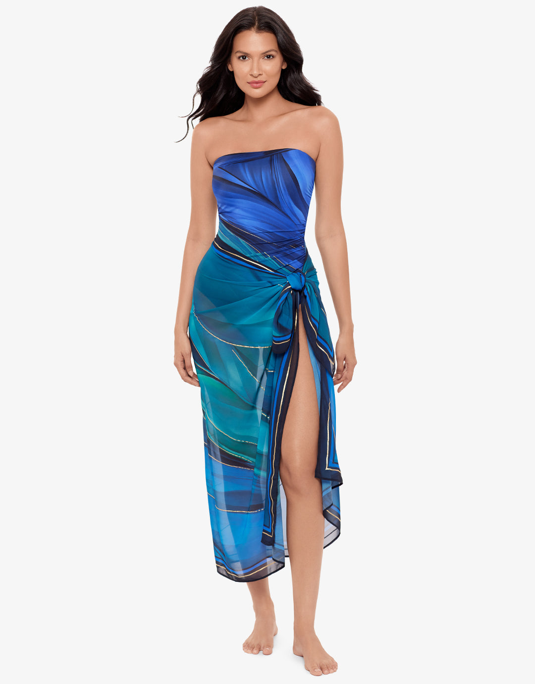 Maldiva Pareo - Blue Multi - Simply Beach UK