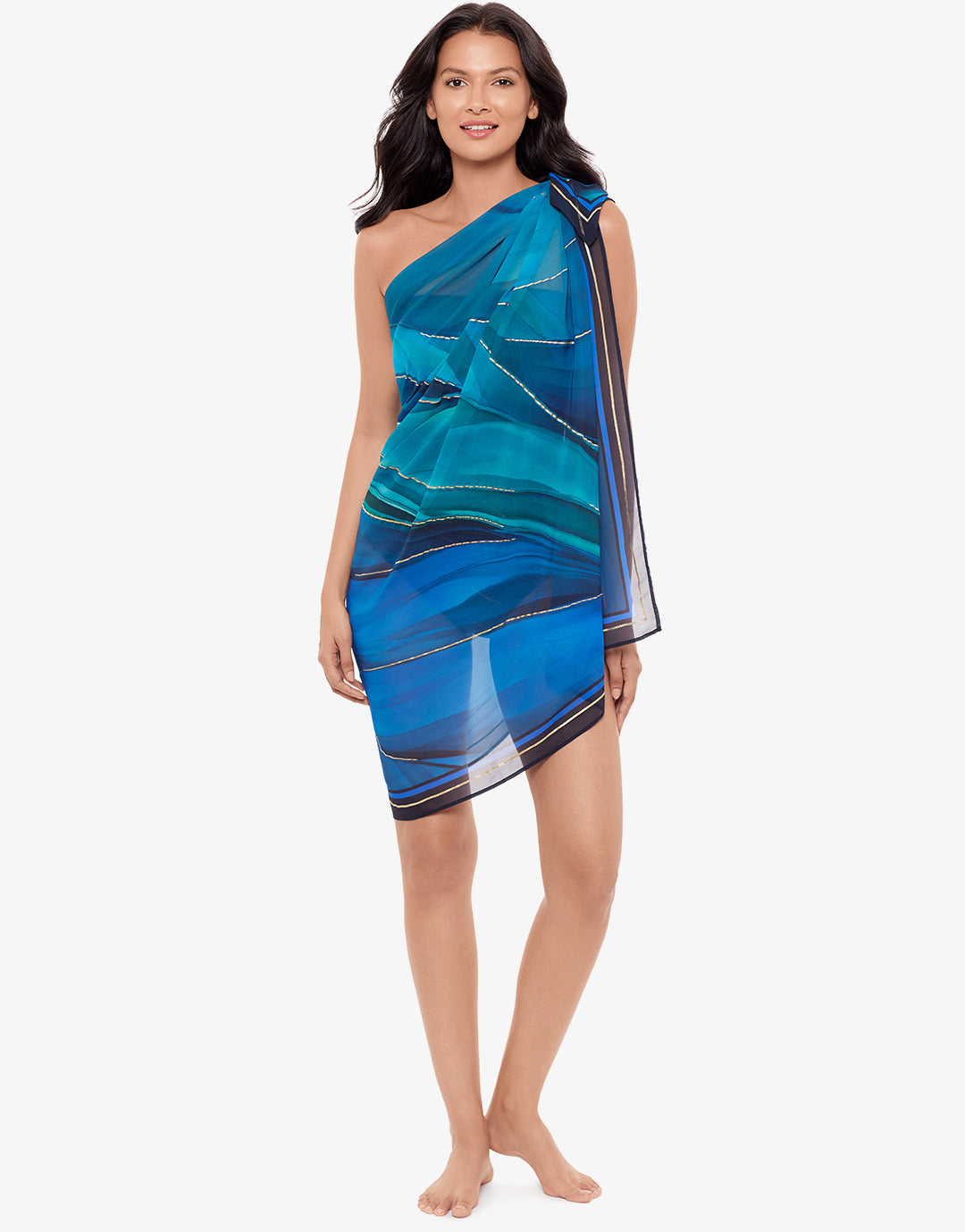 Maldiva Pareo - Blue Multi - Simply Beach UK