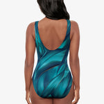 Maldiva It’s A Wrap Swimsuit - Blue Multi - Simply Beach UK