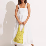 Plaited Rope Tote Bag - Celery - Simply Beach UK