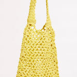Plaited Rope Tote Bag - Celery - Simply Beach UK