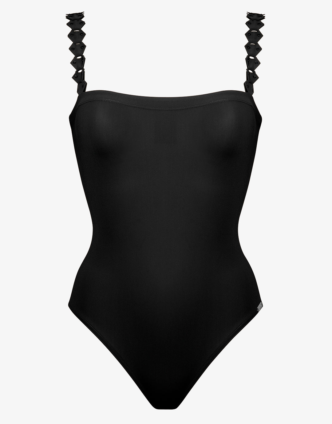 Softline Bandeau Swimsuit - Black - Simply Beach UK