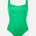 Eco Shape Square Neck Swimsuit - Lush Lime - Simply Beach UK
