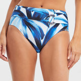 Azura Maxi Bikini Pant - Blue and White - Simply Beach UK