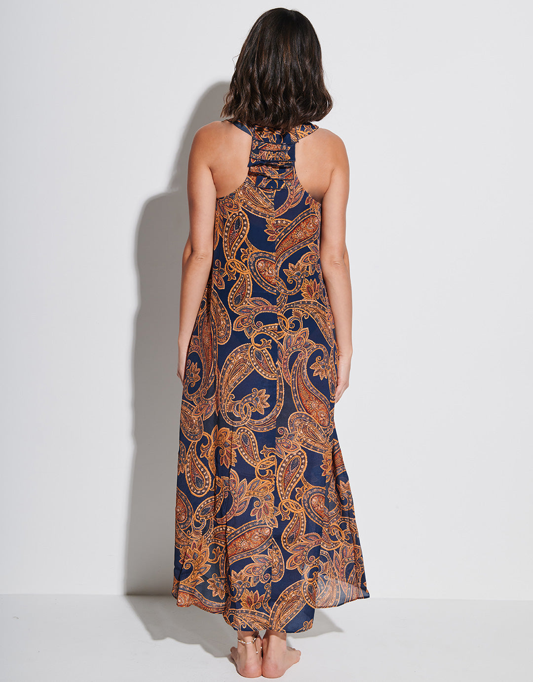 Memory Maxi Dress - Sunset Navy - Simply Beach UK