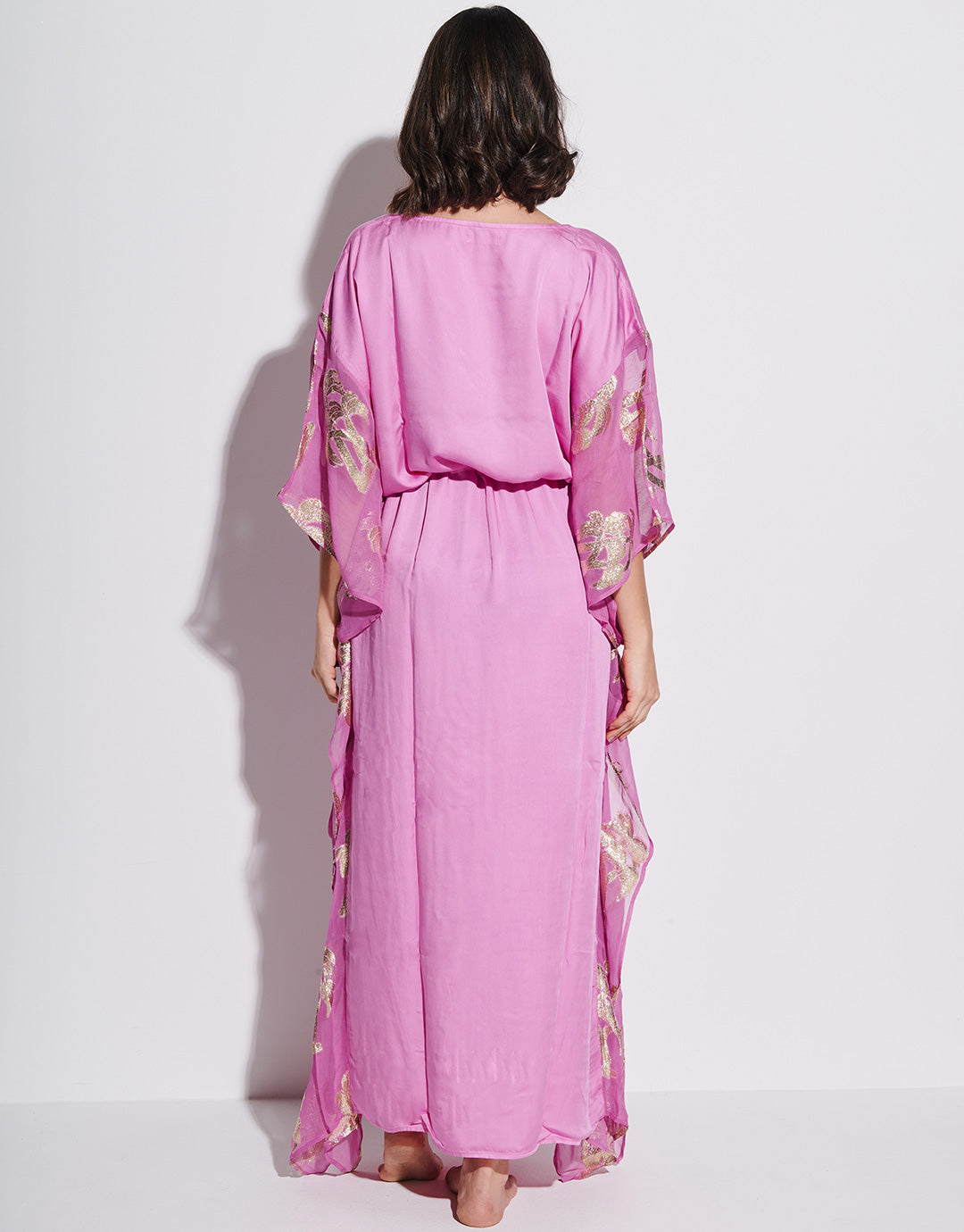 Palm Tree Kaftan - Pink - Simply Beach UK