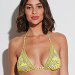 Martinica Triangle Bikini Top - Yellow - Simply Beach UK