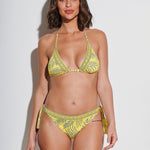 Martinica Triangle Bikini Top - Yellow - Simply Beach UK