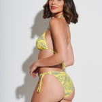 Martinica Tie Side Bikini Pant - Yellow - Simply Beach UK