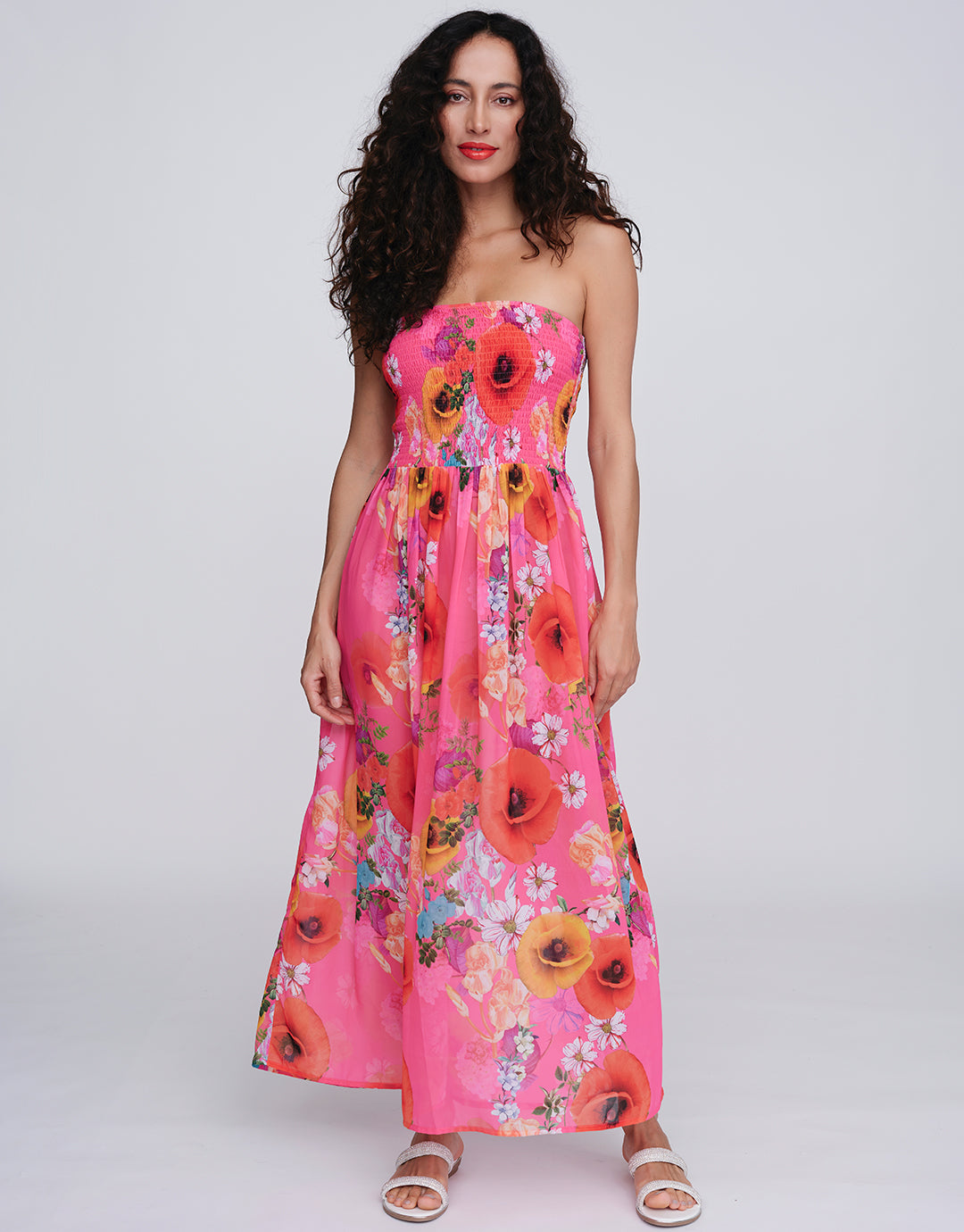 Copacabana Maxi Dress - Pink - Simply Beach UK