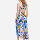 Rising Sun Ruffle Skirt - Blue - Simply Beach UK