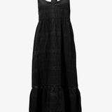 Amalfi Scoop Neck Dress - Black - Simply Beach UK