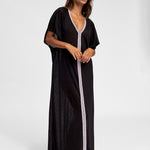 Inca Abaya Dress - Black and White - Simply Beach UK