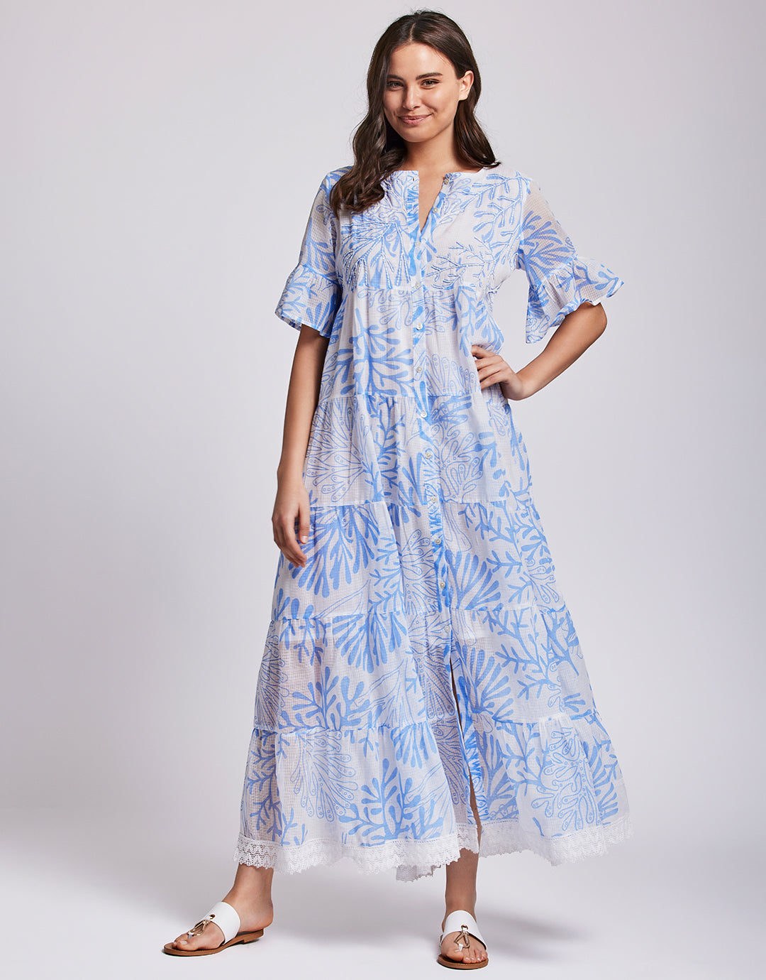 Miriam Maxi Dress - Blue - Simply Beach UK