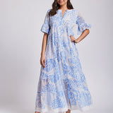 Miriam Maxi Dress - Blue - Simply Beach UK