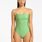 Mattala Geo Minimal Tank Swimsuit - Flora - Simply Beach UK