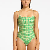 Mattala Geo Minimal Tank Swimsuit - Flora - Simply Beach UK