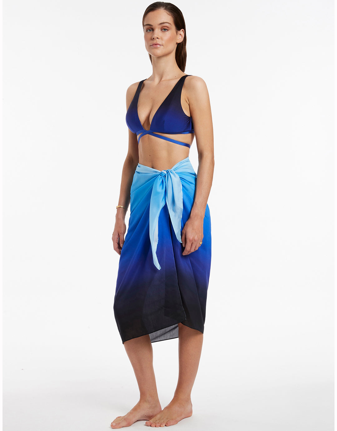 Oia Sunset Sarong - Ocean - Simply Beach UK
