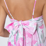 Peony Tie Back Midi Dress - Pink - Simply Beach UK