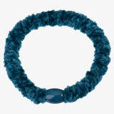 Velvet Hair Tie - Petrol Blue - Simply Beach UK