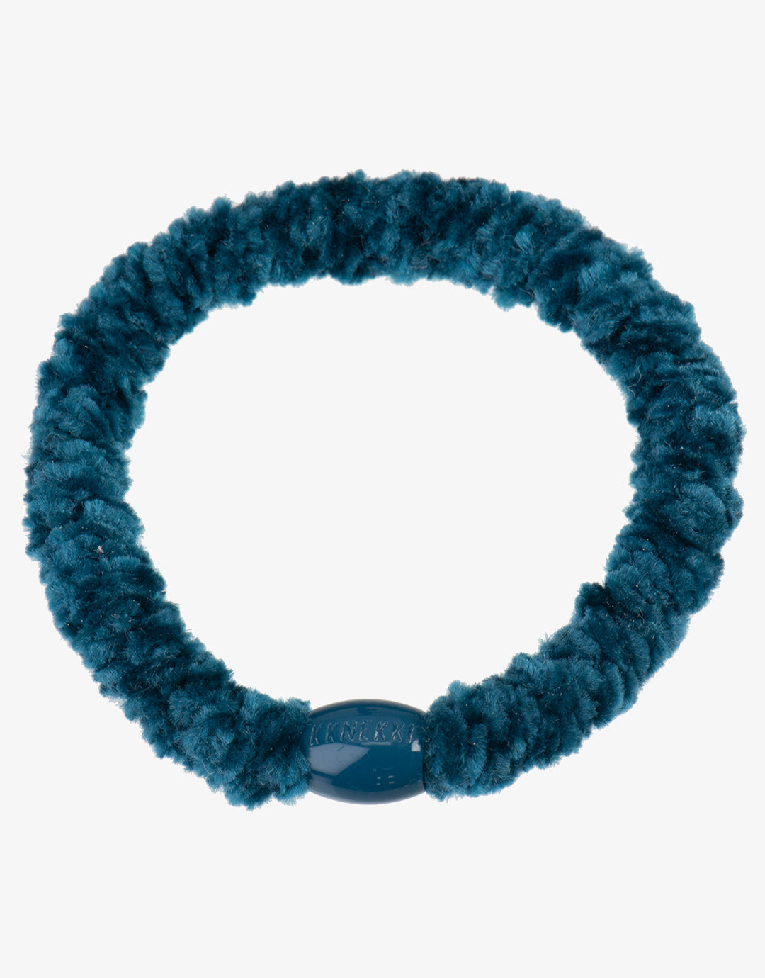 Velvet Hair Tie - Petrol Blue - Simply Beach UK