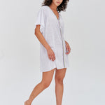 Mini Abaya Dress - White - Simply Beach UK
