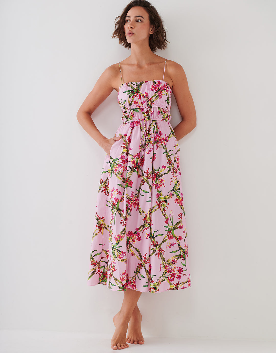 botanique midi dress floral Petal & Pup Botanique Floral Tile Midi Dress (Contemporary) at Von Maur