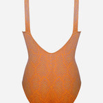 Glance Banded Swimsuit - Metallic Apricot - Simply Beach UK
