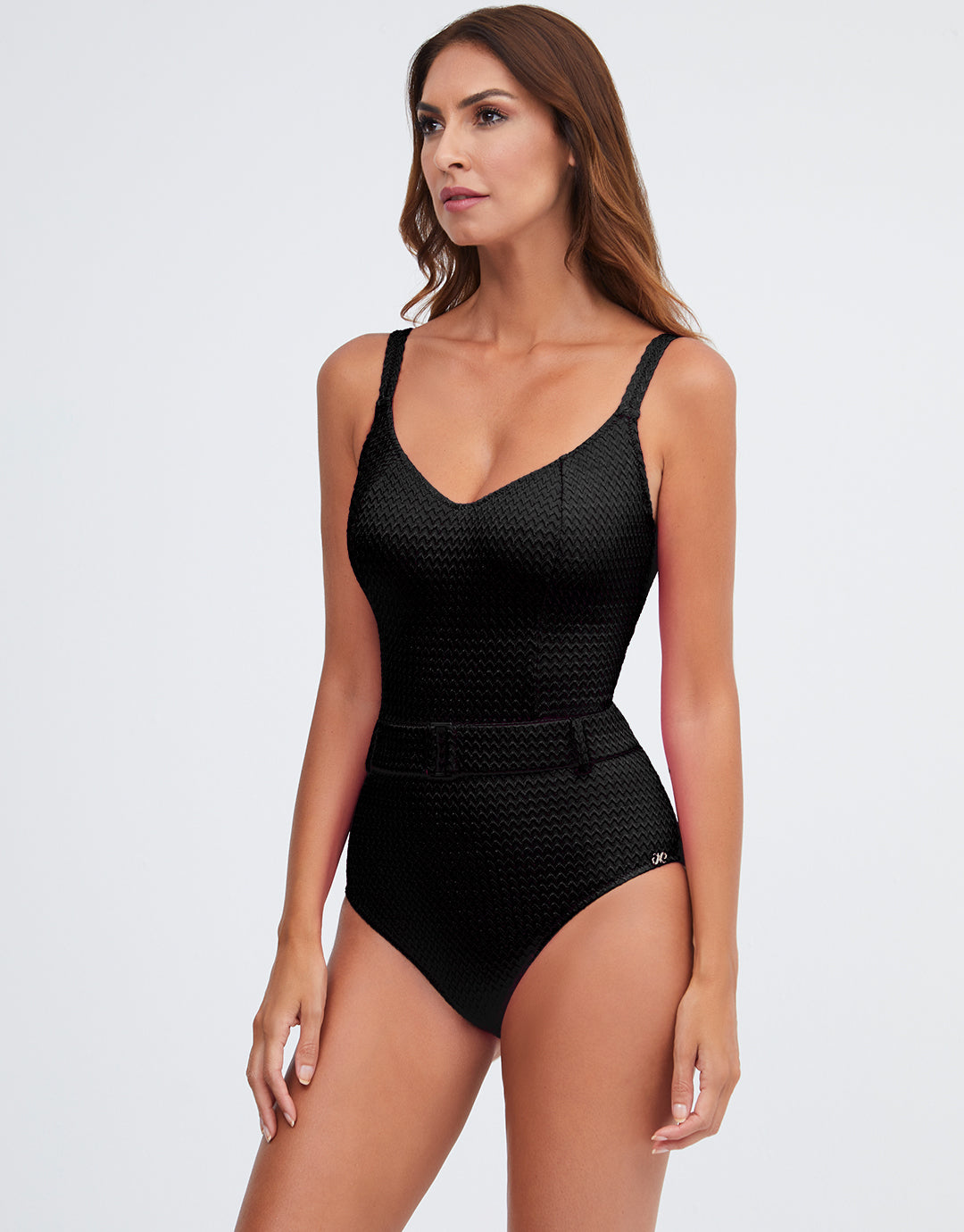 Mia Underwired Swimsuit - Black - Simply Beach UK