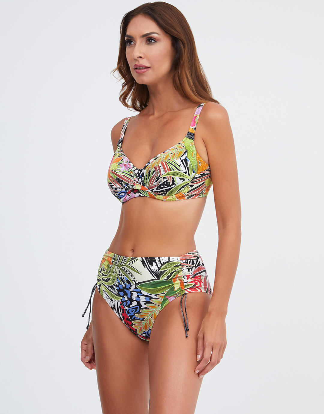Palm Underwired Bikini Top - Multi - Simply Beach UK