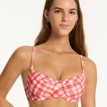 Somerset Balconette Bikini Top - Pink - Simply Beach UK