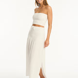 Sunset Beach Skirt - White - Simply Beach UK