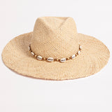 Raffia Cowgirl Hat - Natural - Simply Beach UK