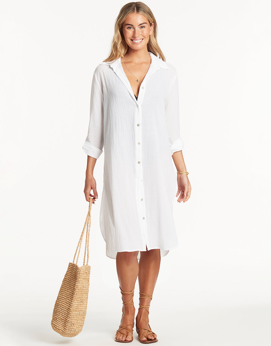 Vacation Beach Shirt - White Vacation Beach Shirt - White