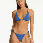 Toscana D Cup Tri Bikini Top - Denim Blue - Simply Beach UK