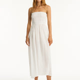 Heatwave Bandeau Maxi Dress - White - Simply Beach UK