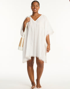 Heatwave Kaftan - White - Simply Beach UK