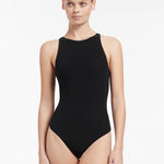 Jetset High Neck Swimsuit - Black - Simply Beach UK