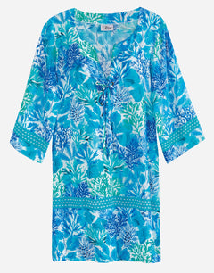 Coral Beach Tunic - Turquoise - Simply Beach UK