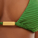 Dune Tri Bikini Top - Green - Simply Beach UK