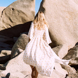 Treasured Trove Buttoned Dress - Sunny Cloud - Simply Beach UK