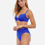 Profile Under My Skin Underwired D Cup Bikini Top - Royal Blue - Simply Beach UK