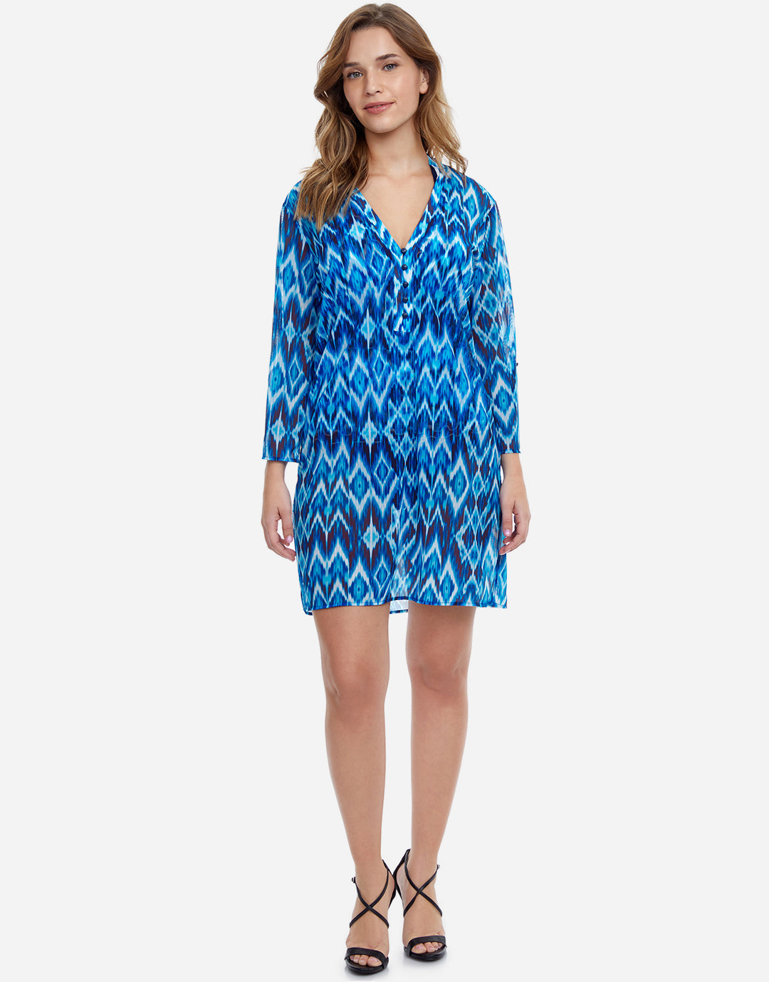 Profile Ocean Blue Tunic - Blue - Simply Beach UK
