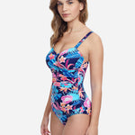 Profile Bohemian Gypsy D Cup Swimsuit - Navy - Simply Beach UK