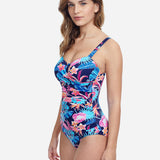 Profile Bohemian Gypsy D Cup Swimsuit - Navy - Simply Beach UK