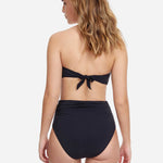 Profile Tutti Frutti Bandeau Bikini Top - Black - Simply Beach UK