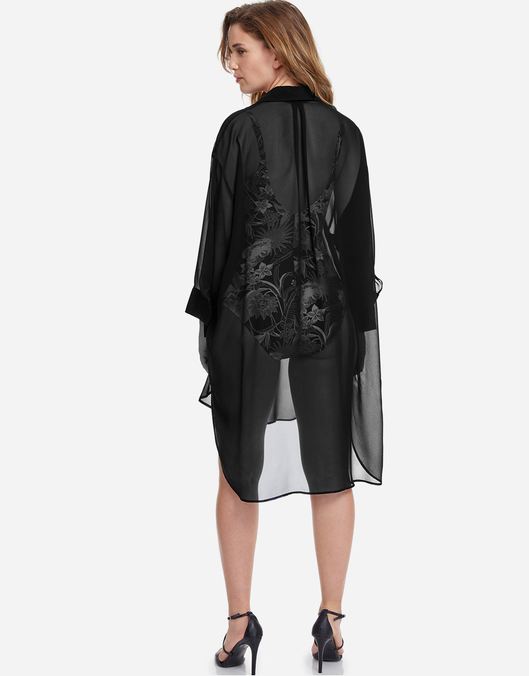Profile Tutti Frutti Beach Shirt - Black - Simply Beach UK